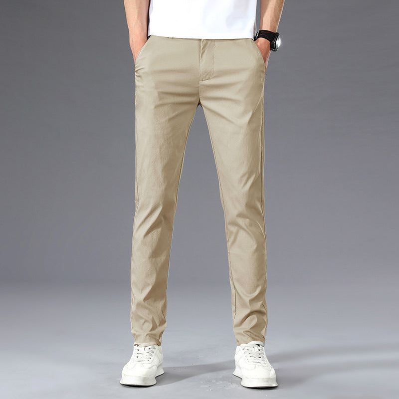 Ricky – Pantalon Droit Slim Légèrement Élastique