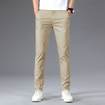 Ricky – Pantalon Droit Slim Légèrement Élastique