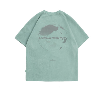 Emily – T-shirt Oversize en Suédine