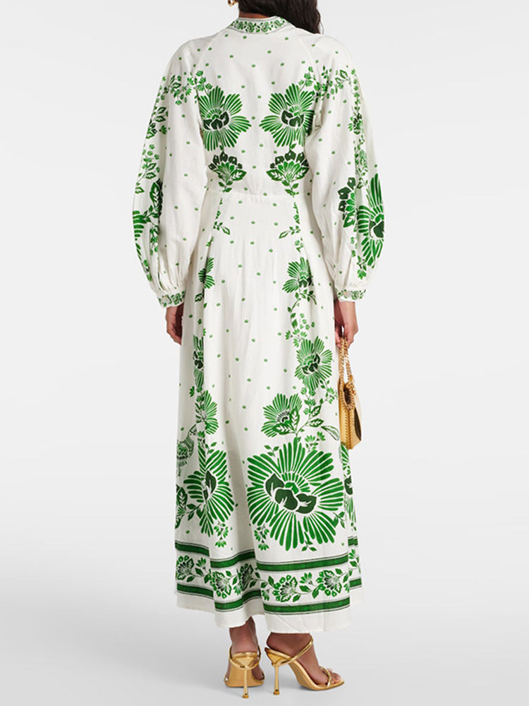 Katie – Robe à Manches Longues à Imprimé Fleuri