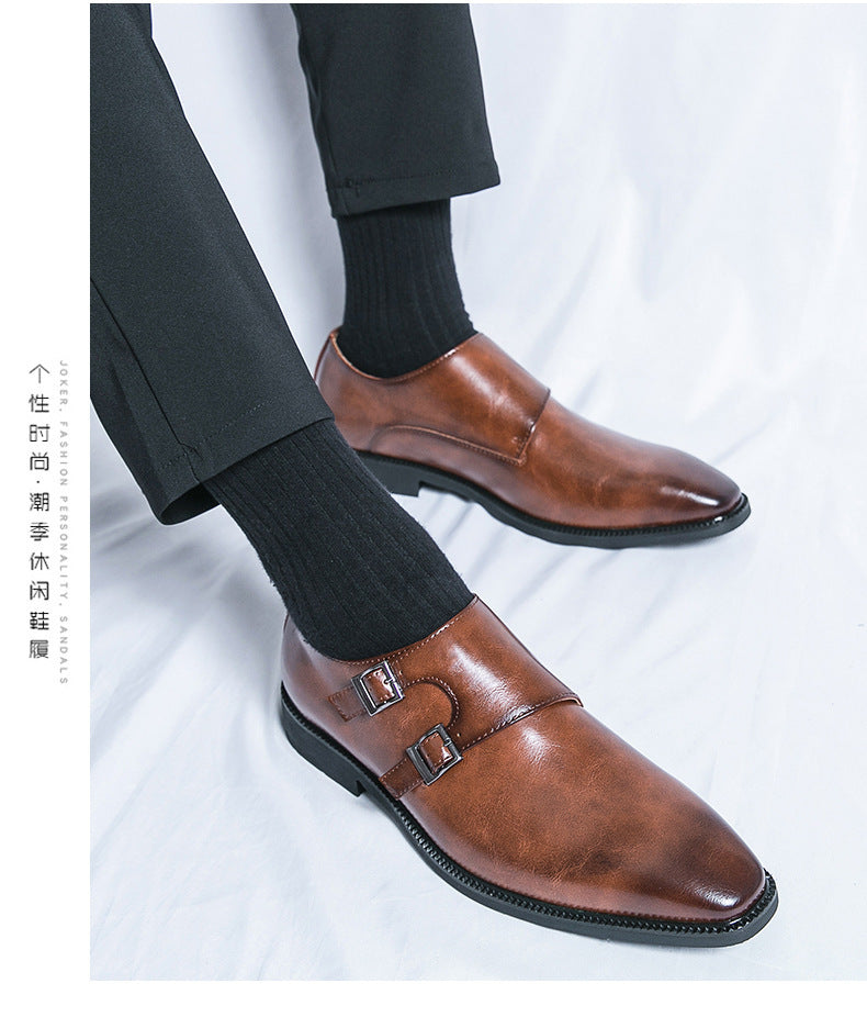 Joshua – Chaussures de Bureau en Cuir Vegan pour Homme