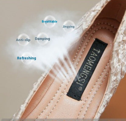 Nicola – Mocassins à Boucle Carrée en Strass Doux pour Femme