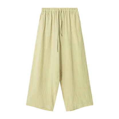 Lucy – Pantalon Droit en Tencel Lavé à la Pierre