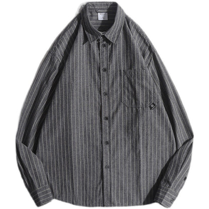 Robert – Chemise à Rayures Décontractée et Ample pour Hommes