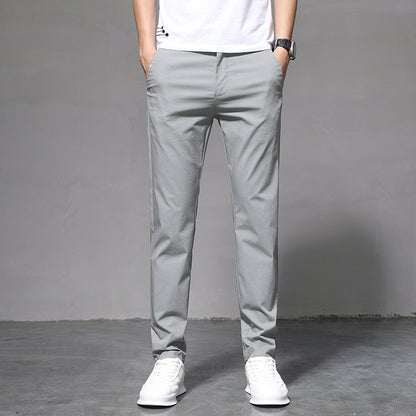 Ricky – Pantalon Droit Slim Légèrement Élastique