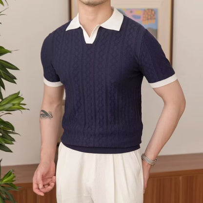 Julian – Polo pour Hommes Respirant et Coloré à l'Italienne