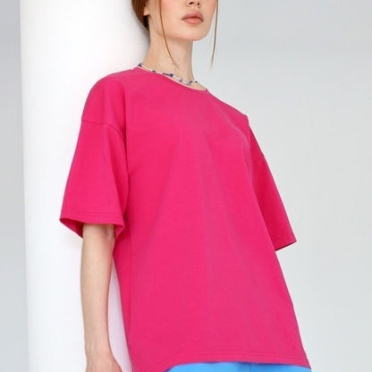 Tara – Haut T-shirt à Manches Courtes en Coton Pur