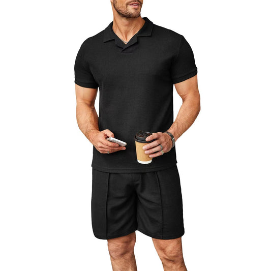 Benjamin – Ensemble Deux Pièces Stylé en Tissu Gaufré