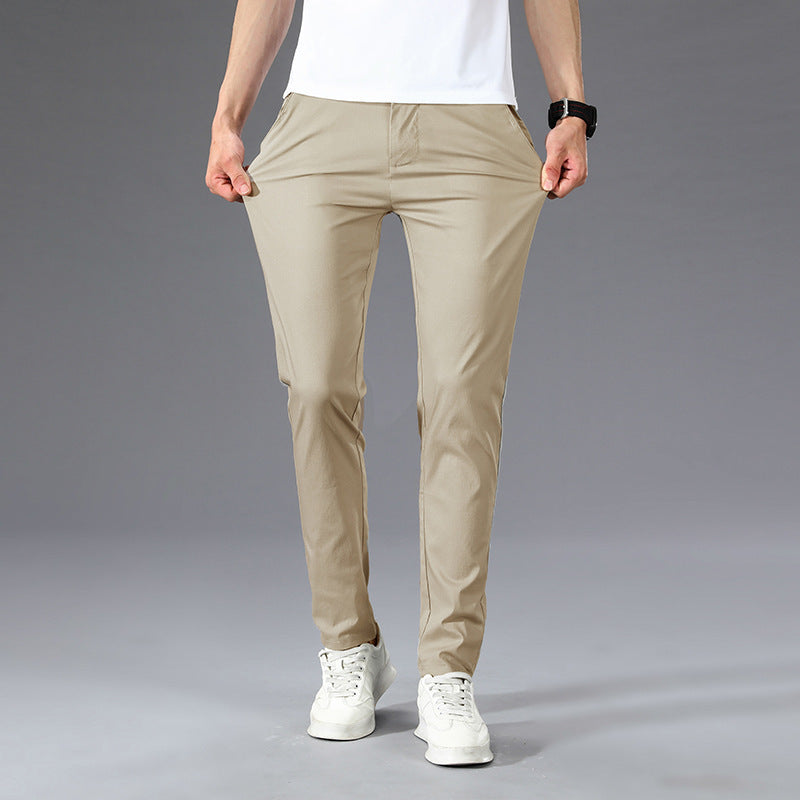 Ricky – Pantalon Droit Slim Légèrement Élastique