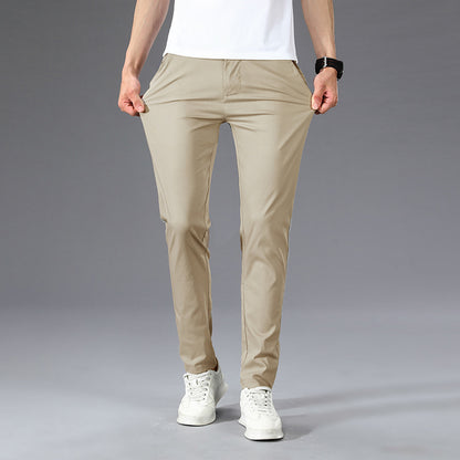 Ricky – Pantalon Droit Slim Légèrement Élastique