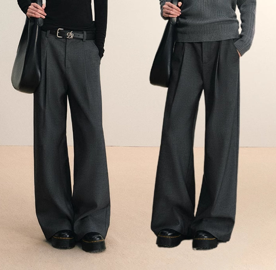 Amy – Pantalon Évasé Taille Haute Femme