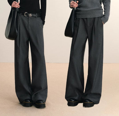 Amy – Pantalon Évasé Taille Haute Femme