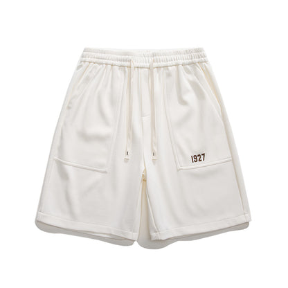 Jude – Shorts Rétro Japonais avec Poches Brodées