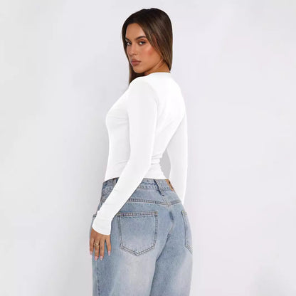 Amanda – Pull Slim à Manches Longues