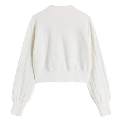 Katy – Pull Tricoté avec Col Polo