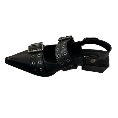 Margaret – Chaussures Mary Jane Pointues Style Classique Français