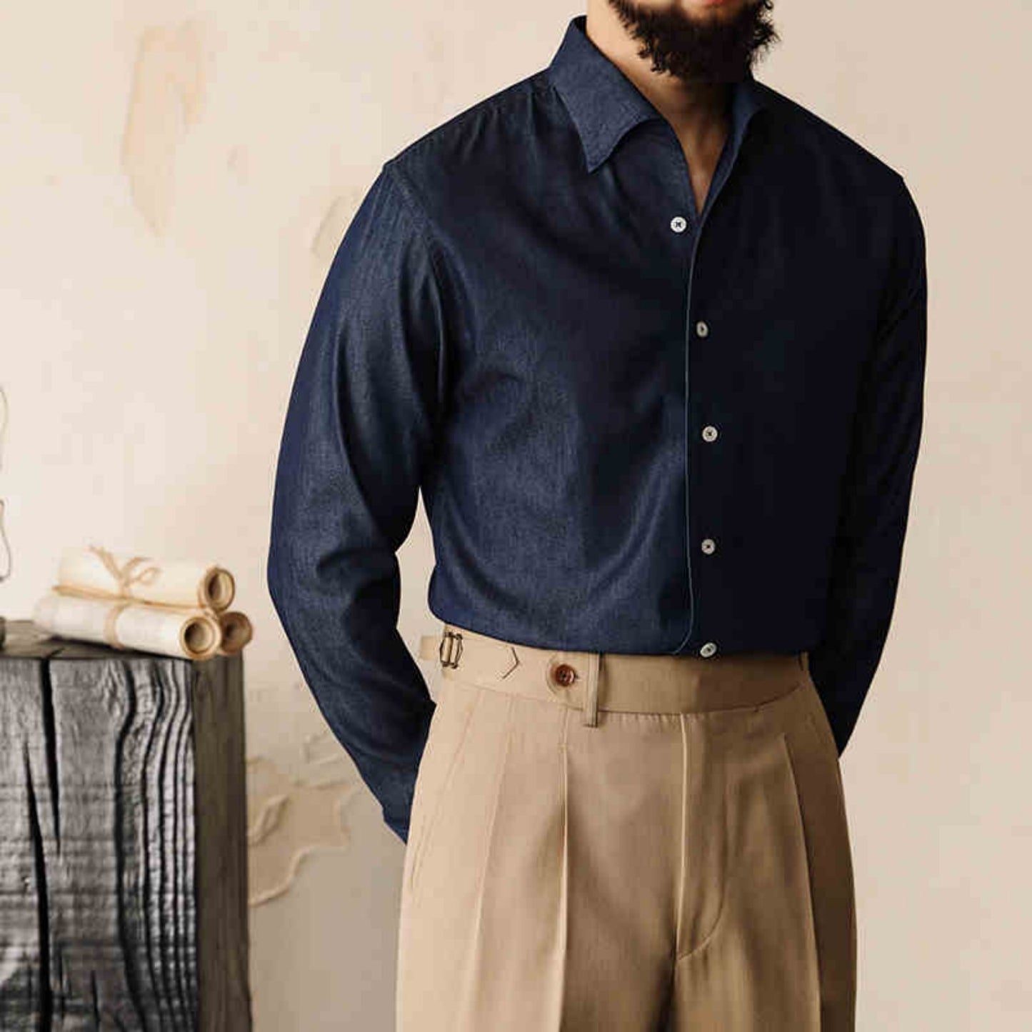 Stan – Chemise Unie Sans Repassage