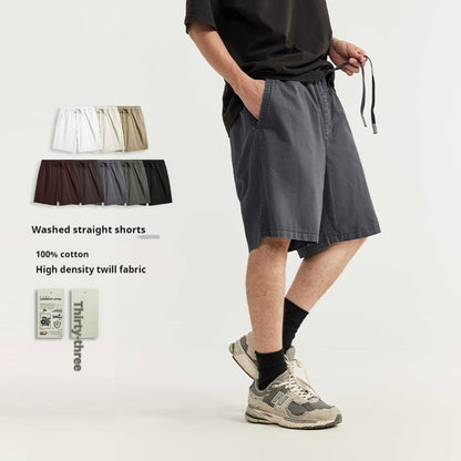 Gordon – Shorts Droits Lavés Éco-responsables