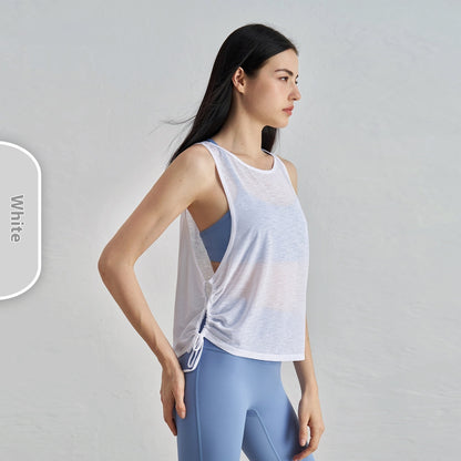 Kelly – Gilet de Sport en Fil Texturé pour Femme