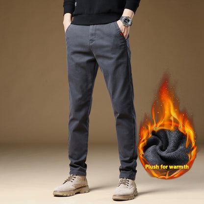 Grant – Pantalon d'Hiver Doublé en Laine Polaire pour Homme