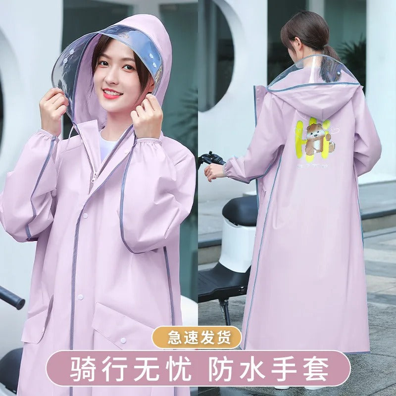 Leah – Longue Imperméable pour Femmes