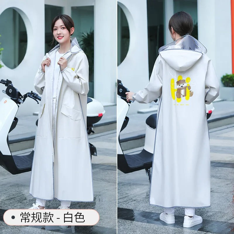 Leah – Longue Imperméable pour Femmes