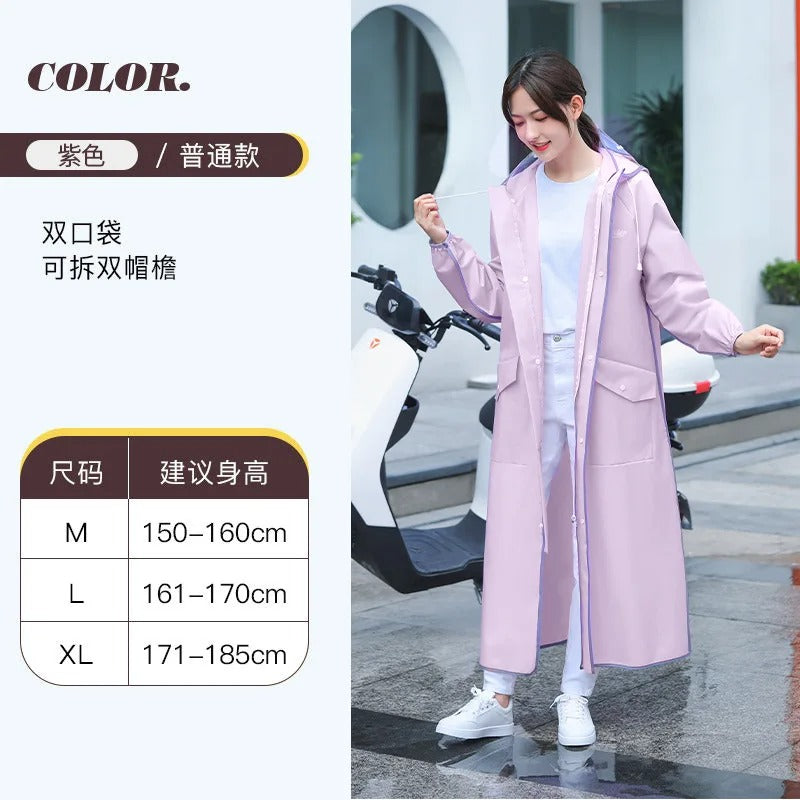Leah – Longue Imperméable pour Femmes