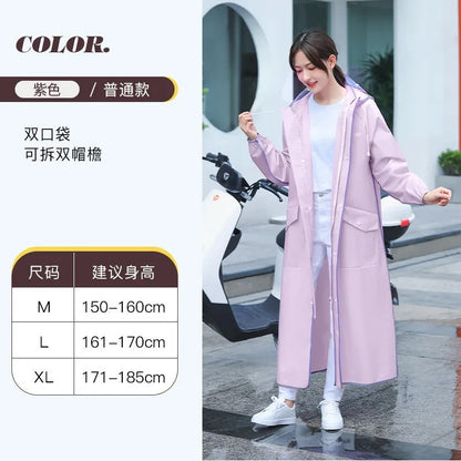 Leah – Longue Imperméable pour Femmes